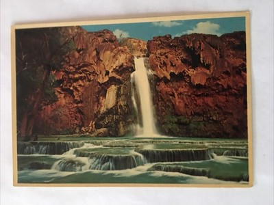 Havasu Falls Arizona 1970 Vintage Postcard