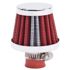 Edelbrock Conical Valve Cover Breather with 9mm Inlet in Red Element