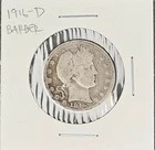 1916-D BARBER Silver Quarter Denver Mint Semi Key Collector Coin USA 🔥