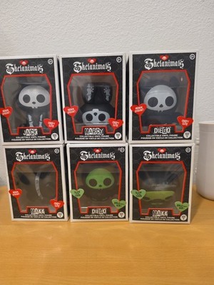 Skelanimals Series 1 Vinyl Figure Lot of 6 Glow in Dark SAME DAY SHIP