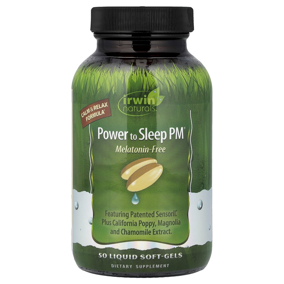 Power to Sleep PM®, Melatonin-Free, 50 Liquid Soft-Gels