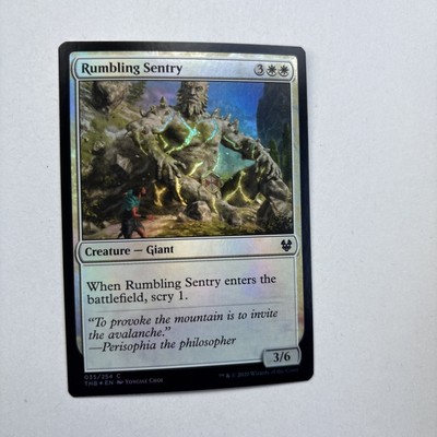 Rumbling Sentry Magic The Gathering Foil 035/254 THB 