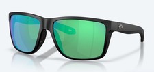 Costa Del Mar Broadbill II XL Matte Black Green Mirror Polarized Glass 580G New