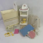 Vintage 1984 Barbie Doll The Heart Family Nursery Play Set Baby Furniture 7937