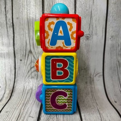 Fisher Price Stack & Explore Activity Blocks ABC 123 Baby Toddler Toy Lot