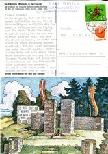 1972 Germany Used Postcard. Offset Lithography. Printing