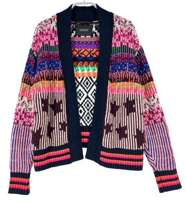 Scotch & Soda Women 10% Wool Jumper Cardigan Sweater Size M