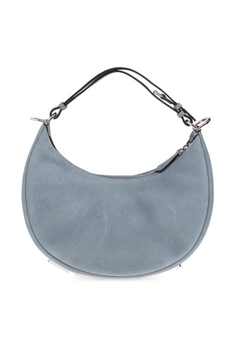 FENDI Fendigraphy Small $2800 Mercury Blue Top Handle Bag New & Authentic