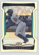 2009 Topps Finest Refractor Alfonso Soriano #12 3c7