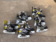 Lot of 5 Pairs - Youth Bauer Vapor / Supreme Ice Hockey Skates - Assorted Sizes