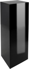 Podest PODEST Fiberglas 34x34x100 cm Schwarz Matt Säule