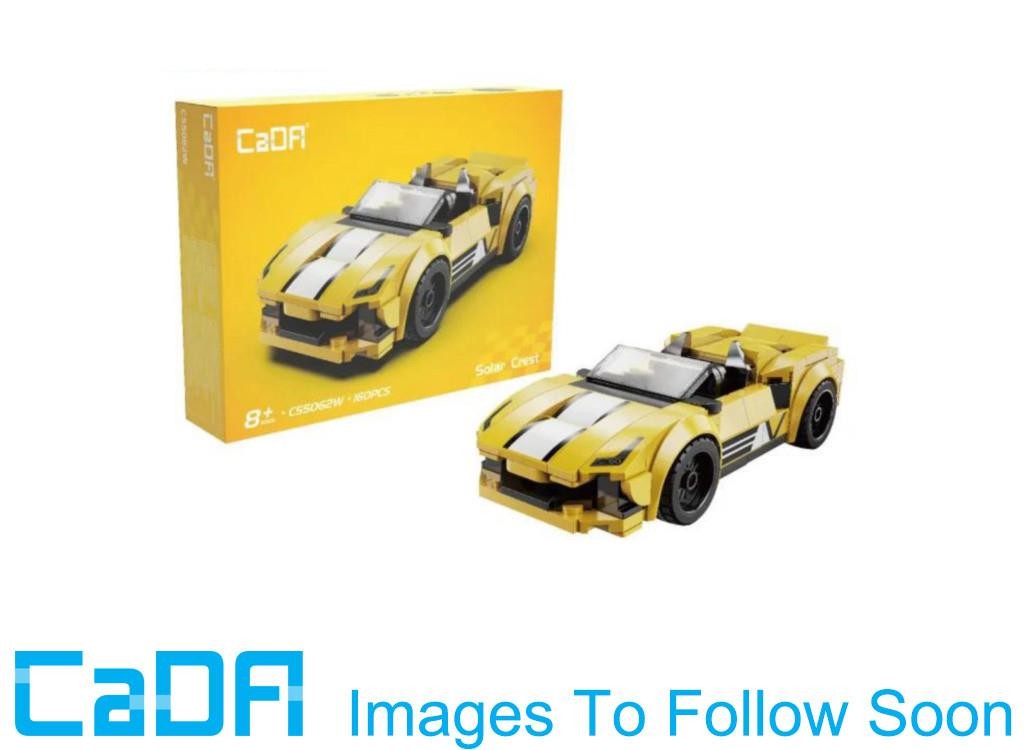 CaDa C55062W Golden Star Crest Racing Car 1:32 Scale Brick Building Kit