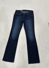 AG Adriano Goldschmied Jeans Women 27R  The Angel Boot Cut Low Rise Dark Wash