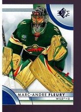 2023-24 SP Hockey Blue Parallel Marc-Andre Fleury #6 Wild