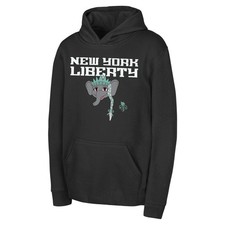 Youth Outerstuff Black New York Liberty City Cheer Hoodie
