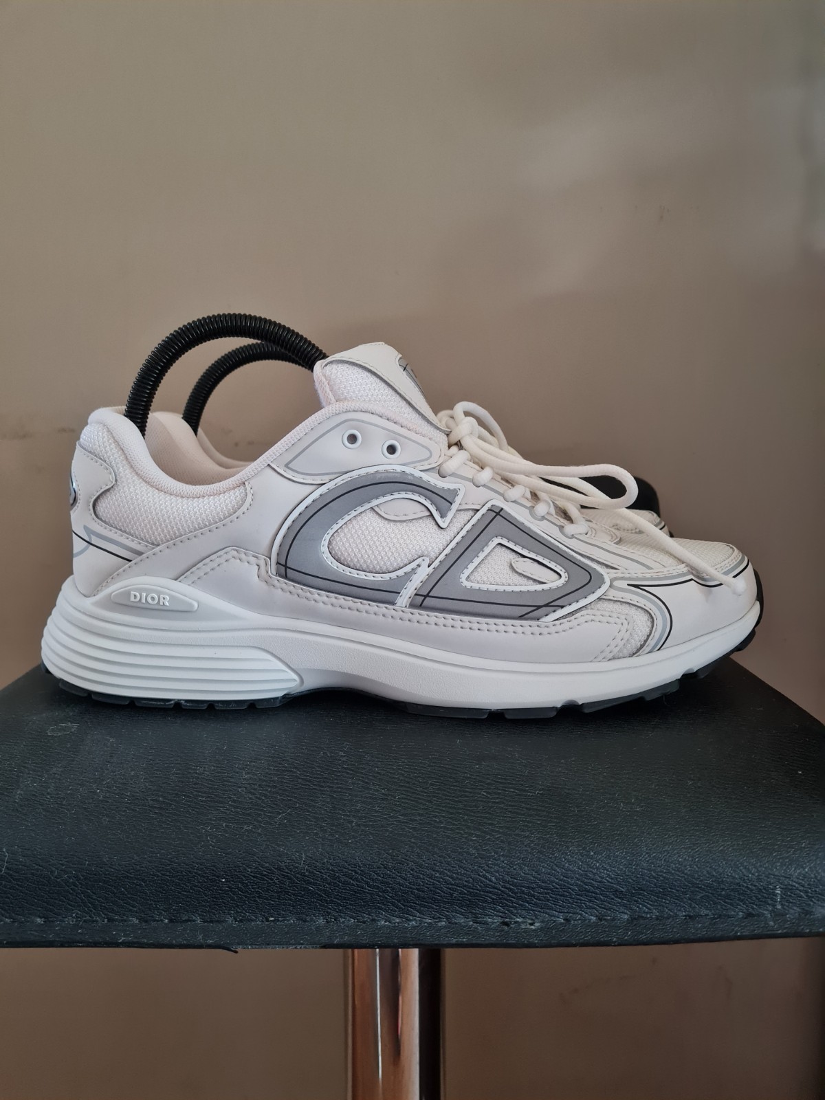 Christian Dior. White And Grey Genuine B30 Trainers. Men's UK Size 10.5.