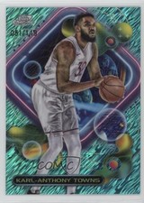 2023 Topps Cosmic Chrome Aqua Equinox Refractor /149 Karl-Anthony Towns #74 1h50