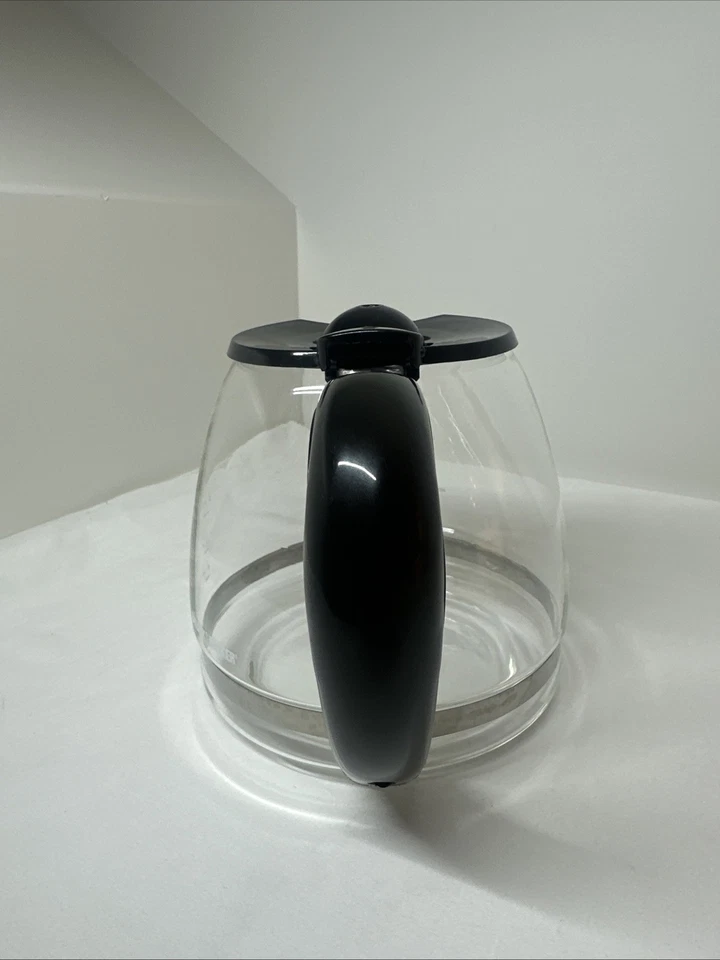 Black & Decker 12 tazas cafetera de repuesto jarra vidrio tapa abatible negra Foto 4 de 4