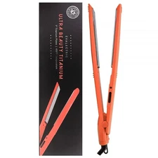 Evalectric Ultra Beauty Titanium Flat Iron - Styling Iron with 1 Inch Plates