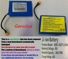 Hover-1 I-200 Hoverboard Battery Replacement KEBE-10S1P-2.0AH 36V 2Ah 72Wh