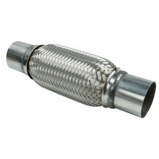 Ø 45mm Edelstahl Flexrohr mit Interlock Abgasanlage Auspuff Vorderrohr 150/230mm