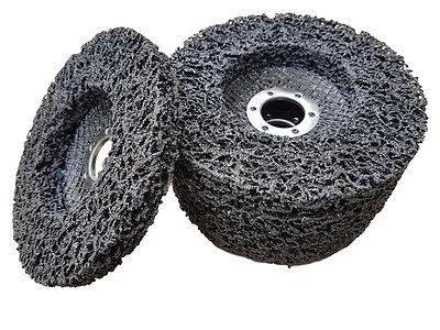 5 x Rostio CSD Scheibe 125 mm schwarz Reingungsscheibe Flex Set Schleifscheiben