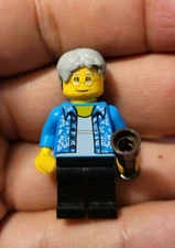 LEGO #60153 City People Pack Fun At The Beach Grandpa Minifigure only VGUC C16-3