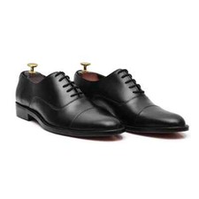 Leather Formal Derby Shoes Comfortable Handcrafted Lace Ups for Men's