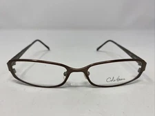 Cole Haan CH921 BROWN 51-16-135 Light Brown Half Rim Eyeglasses Frame -M40