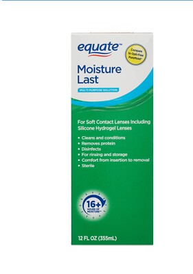 Equate Moisture Last Multi-Purpose Solution, 12 fl oz