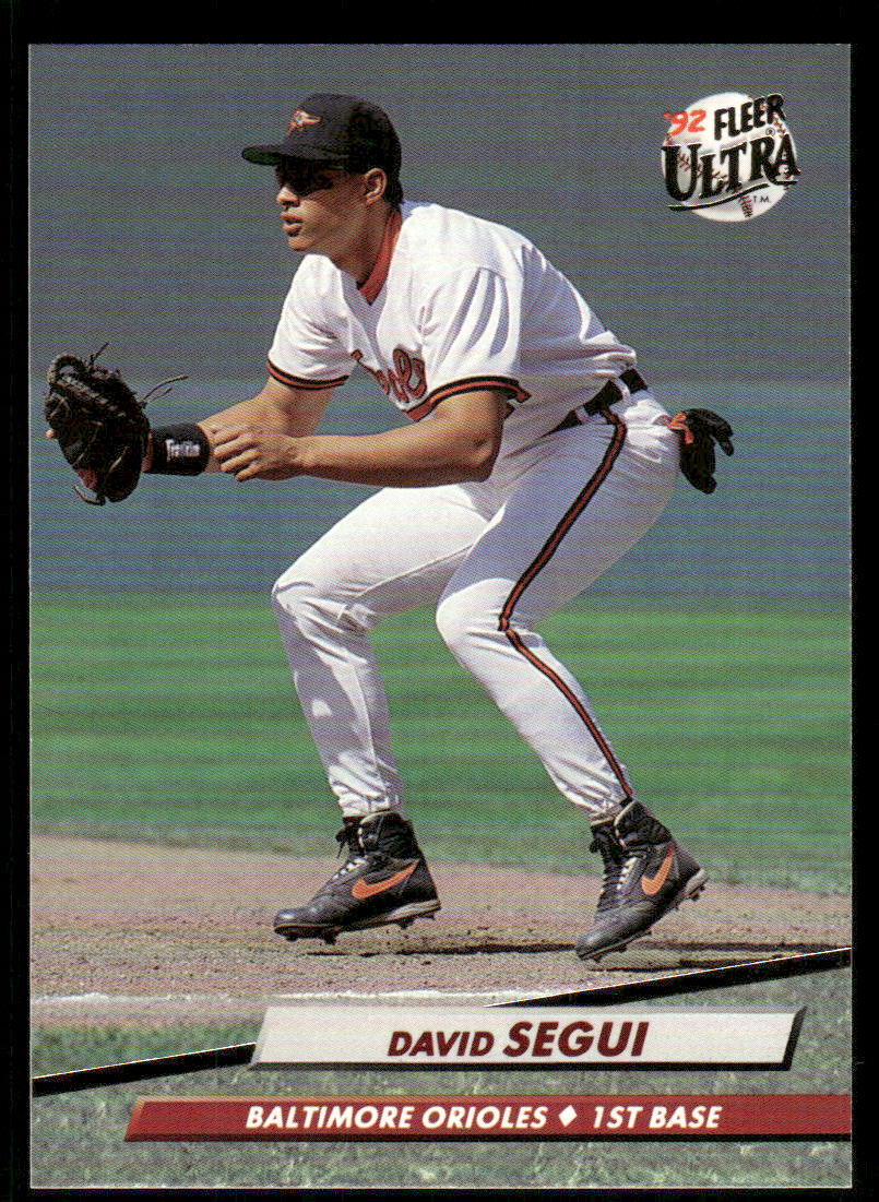 David Segui 1992 Fleer Ultra #308 Baltimore Orioles