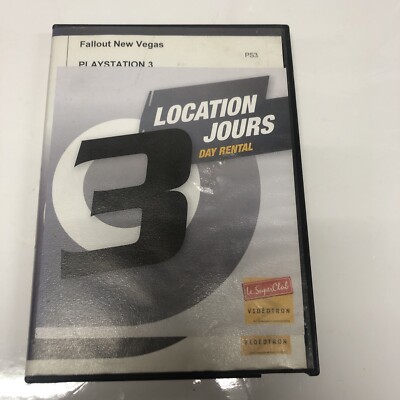 Location Jours   Day Rental (2010)   Vidéotron   Ps3   Fallout New Vegas