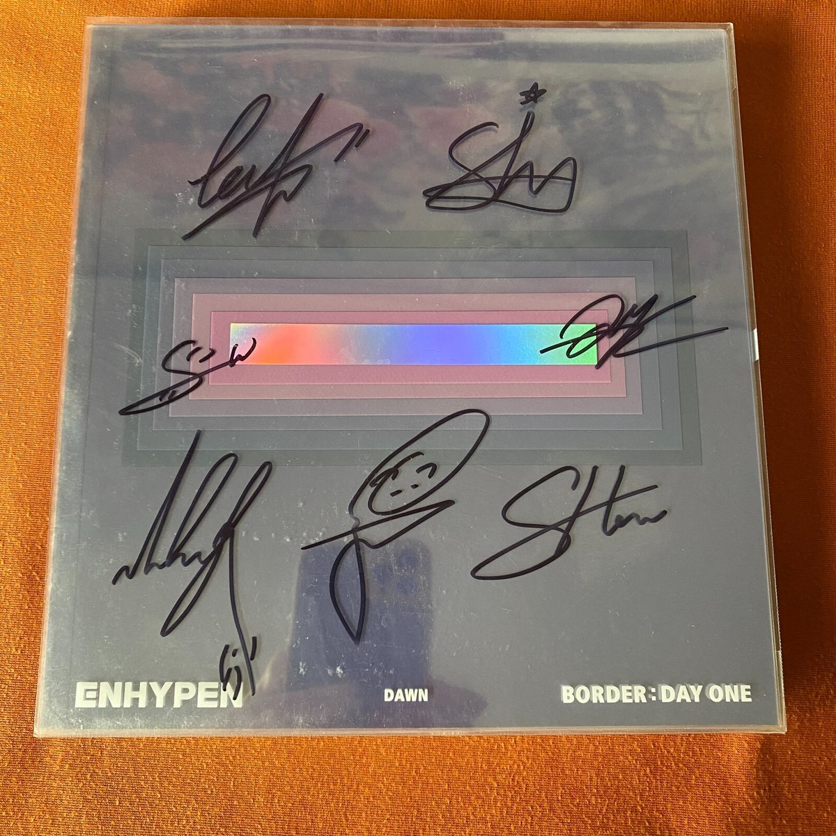 ENHYPEN DAY ONE サインアルバム シリアル付き非売品マークあり