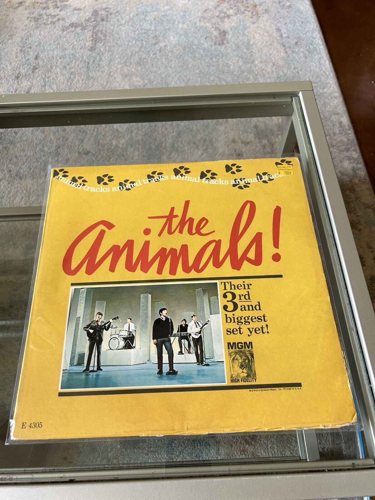 The Animals Animal Tracks Album Original 1965 Vinyl LP Record MGM US Eric Burdon