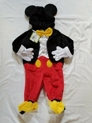 Mickey Mouse Costume Bebe Taille 6 9 Mois Disney Ebay