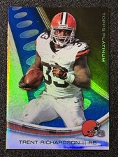 2013 Topps Platinum #65 Trent Richardson Sapphire Refractor Cleveland Browns
