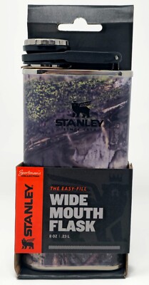Stanley Classic Wide Mouth Flask 236 ml Edelstahl Flachmann mit Weiter Öffnung