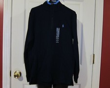 Polo Ralph Lauren 1/25 Sweater For Boys Blue/Gray Sz - L/XL - NWT 55