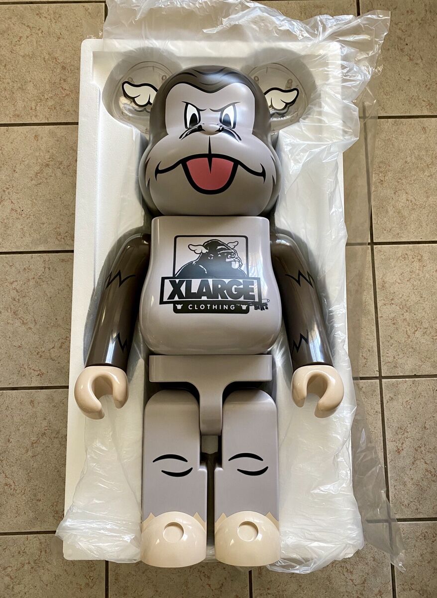 D*FACE XLARGE 1000% Bearbrick Be@rbrick Medicom Charcoal D*FACE XLARGE 1000% Bearbrick Be@rbrick Medicom Charcoal