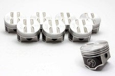 Speed Pro Forged Flat Top 4vr Coated Skirt Pistons Set8 For Chevy Sb 327 060