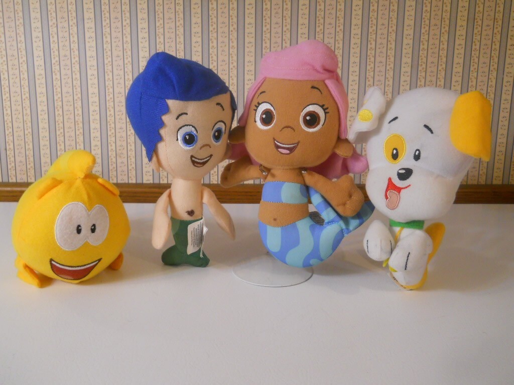 Consolateur Molly Bubble Guppies – Taille Réelle, Peluche Chiot Nickelodeon