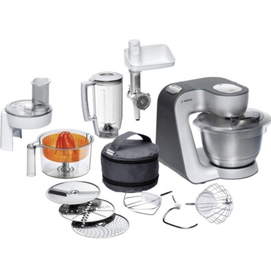 Bosch MUM56340, 900 W Silber, Multi Functional Food Processor Capacity