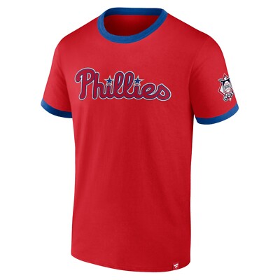 MLB Philadelphia Phillies T-Shirt Biblend Forced Ringer Baseball Shirt