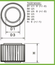 Filtre à air Mercedes 190