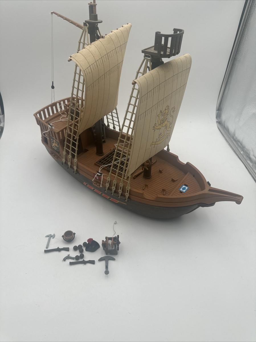 Playmobil Pirate ship 3050 3053 Vintage Incomplete READ