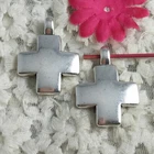 Free Ship 10 Pcs Antique Silver Cross Charms Pendant 35X26MM H-1968