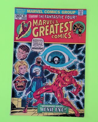 Marvel's Greatest Comics #41 1973 Marvel Comics MID GRADE Comic Book L24-85