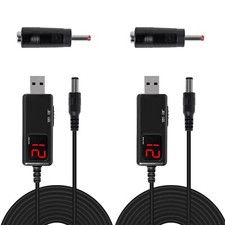 2Pcs 5V to 9V 12V Step Up USB Boost Converter DC 5V Boost to 9V 12V Step-up C...