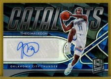 2021-22 Panini Spectra Catalysts Signatures Asia #10 Theo Maledon AUTO