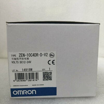 New One Omron ZEN-10C4DR-D-V2 Programmable Relay Expedited Shipping